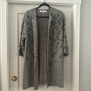 Cupcakes & Cashmere long Sweater Jacket Cardigan